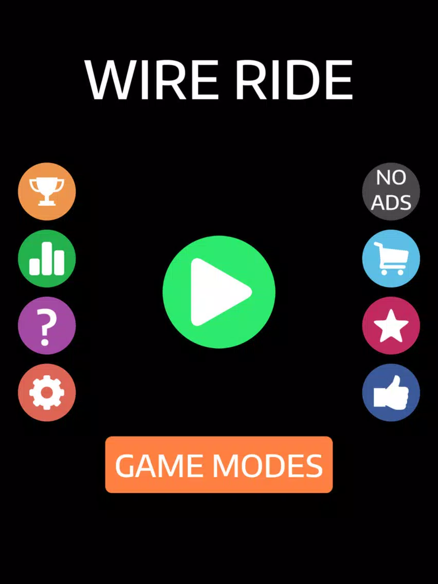 Tangkapan layar Wire Ride iPad 