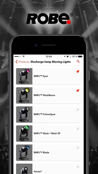 ROBE lighting سکرین شاٹس