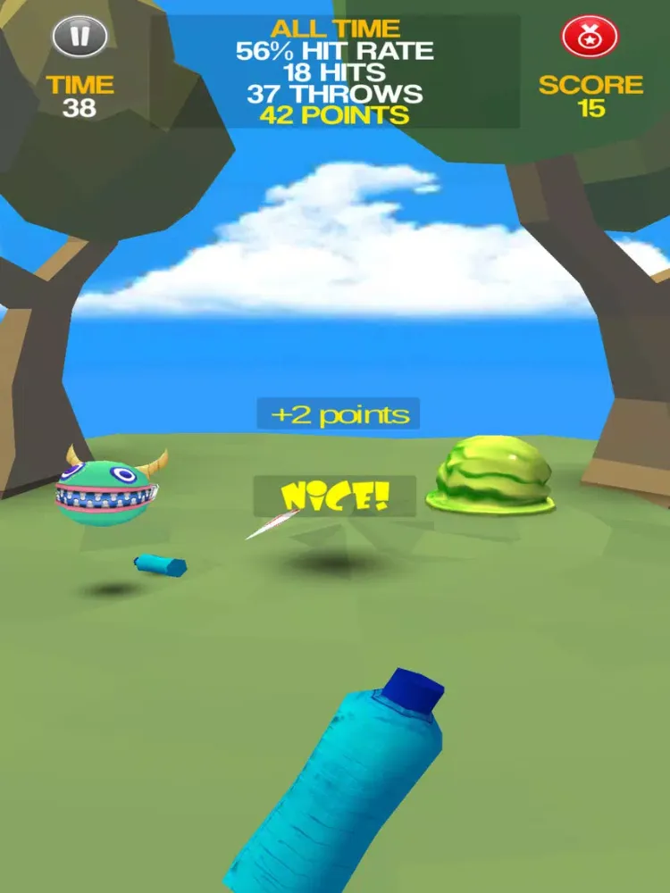 Toss War - Bottle Flip 2k16 iPad  스크린샷