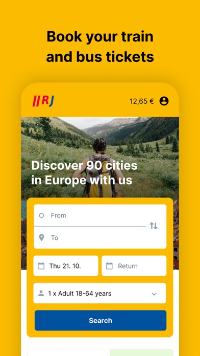 RegioJet Screenshots