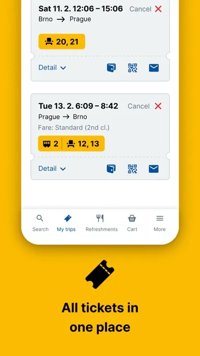 RegioJet Screenshots