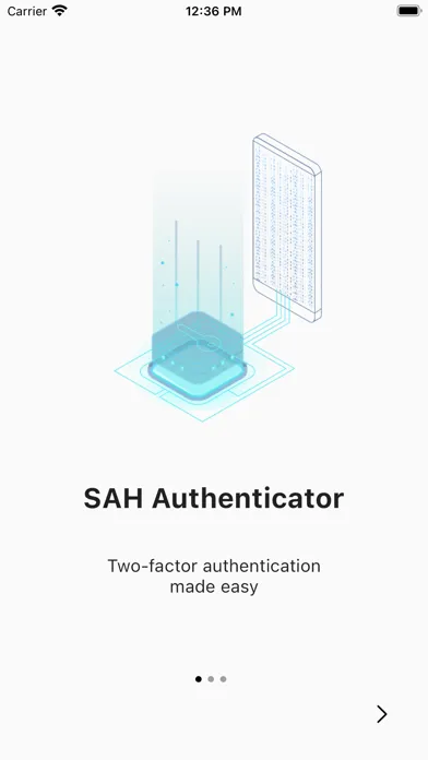 Tangkapan skrin SAH Authenticator