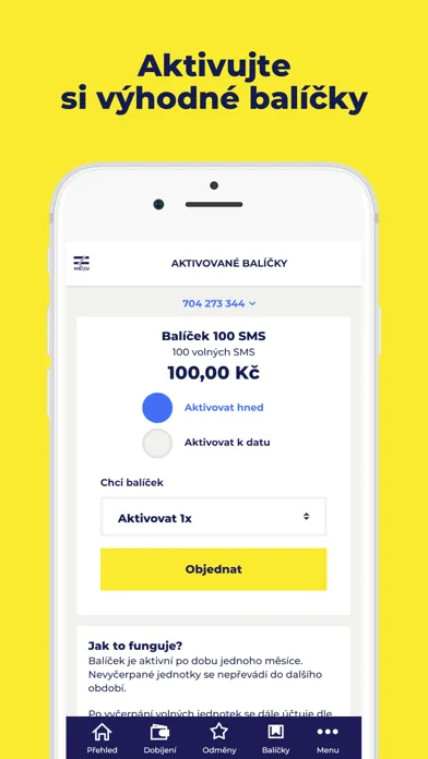 Mobilní operátor SAZKAmobil स्क्रीनशॉट