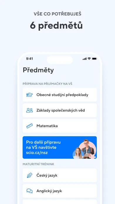 Scio: testy Screenshots