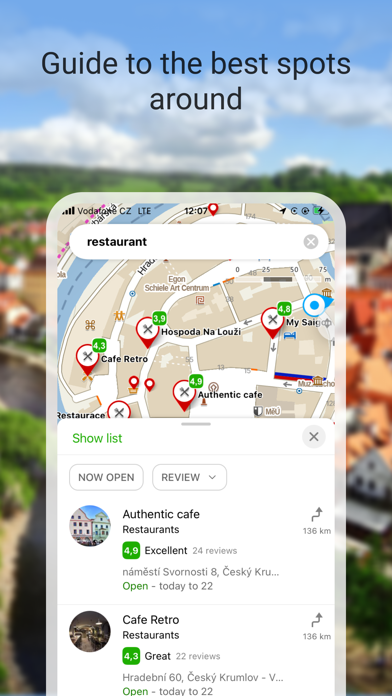Mapy.cz: maps & navigation سکرین شاٹس