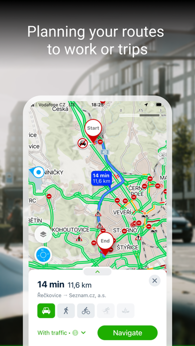 Mapy.cz: maps & navigation سکرین شاٹس