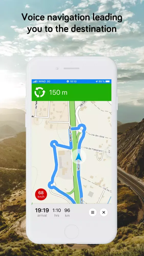 Ảnh chụp màn hình của Windy Maps