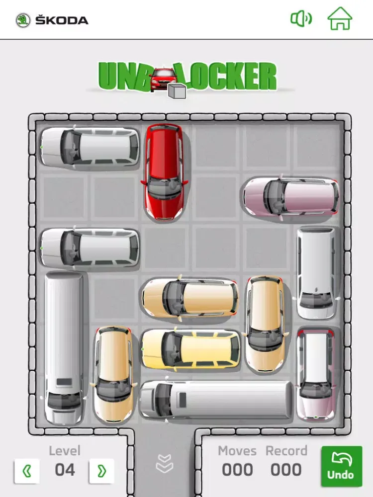 Capturas de tela do ŠKODA Unblocker iPad 