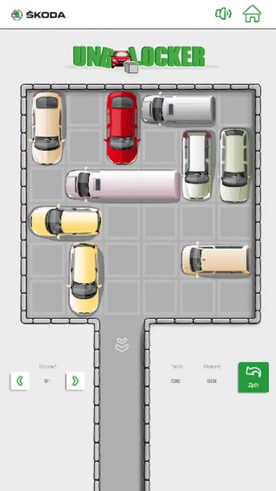 Capturas de tela do ŠKODA Unblocker