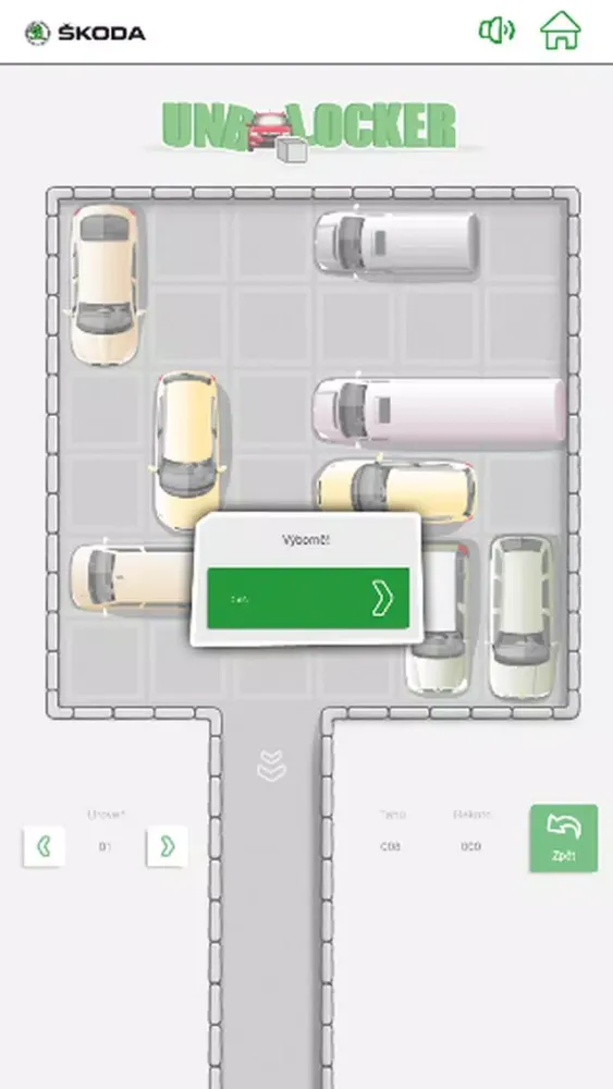 Capturas de tela do ŠKODA Unblocker