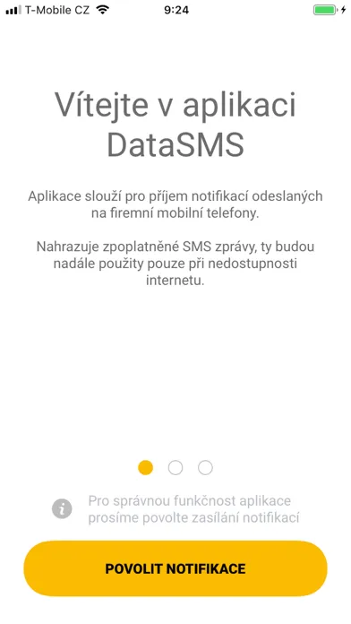 Tangkapan skrin RJ DataSMS