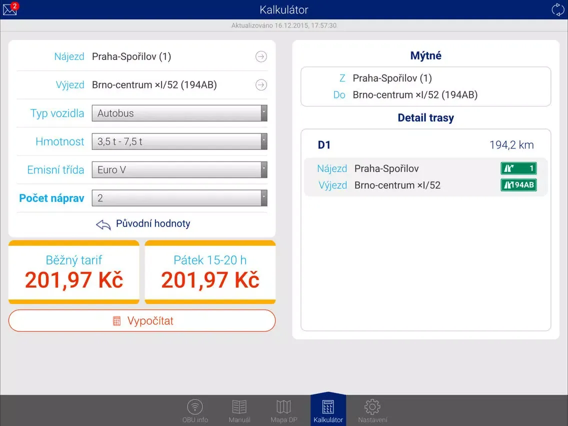 Screenshot di MYTO CZ iPad 