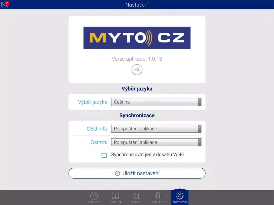 Screenshot di MYTO CZ iPad 