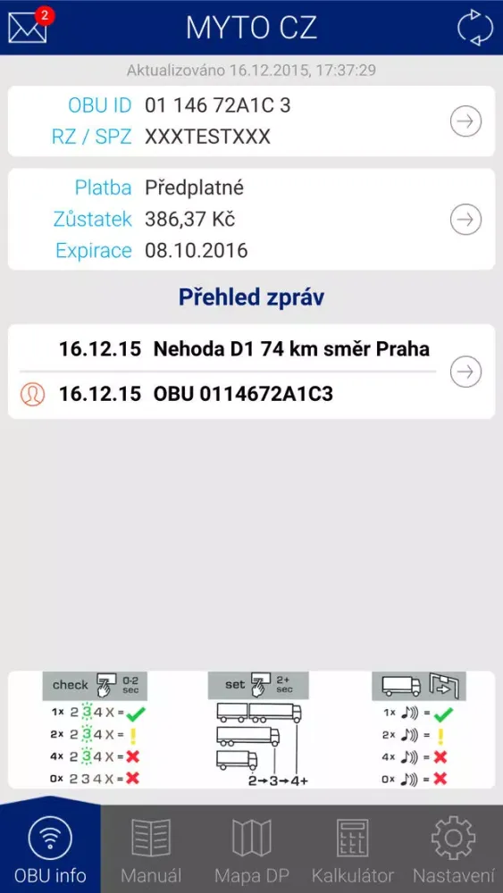 Screenshot di MYTO CZ