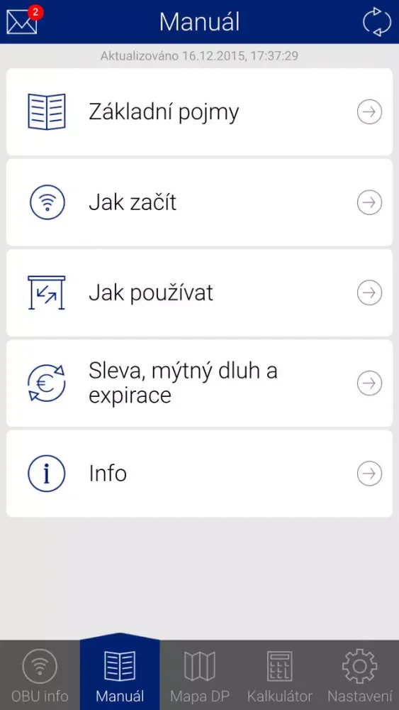 Screenshot di MYTO CZ