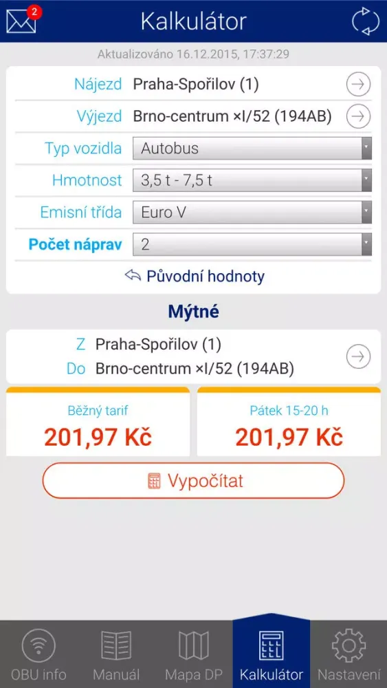 Screenshot di MYTO CZ