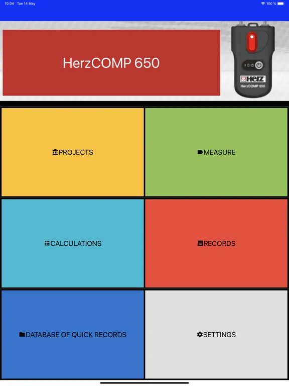 Capturas de pantalla de HerzComp 650 iPad 