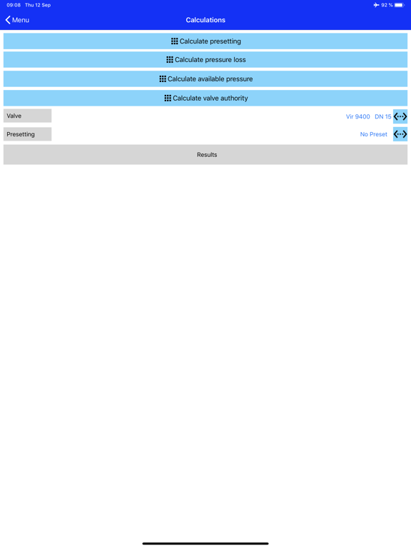 VIR T650 iPad  스크린샷