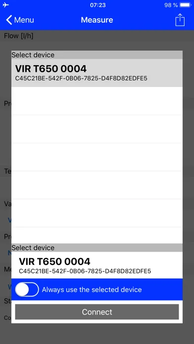 Tangkapan skrin VIR T650