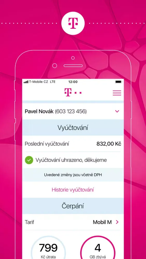 تصاویر Můj T-Mobile Business