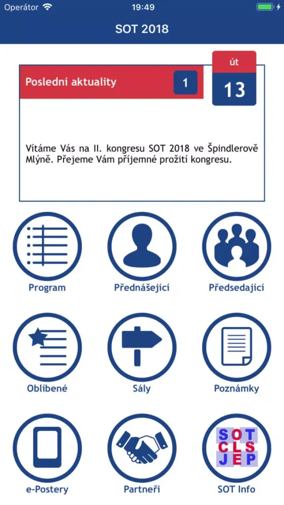 SOT 2018 Špindlerův Mlýn スクリーンショット
