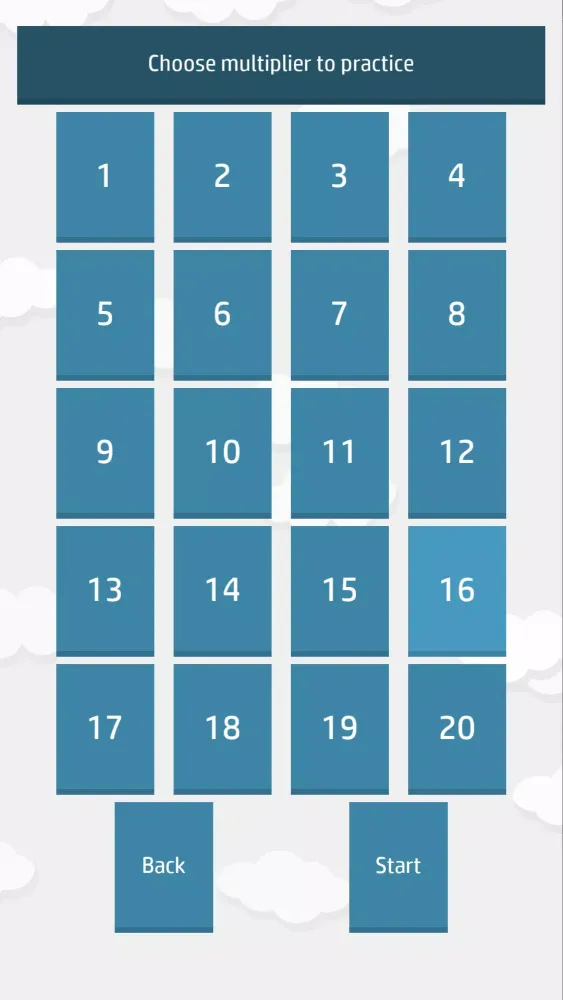 Zrzuty ekranu Multiplications - Learn & Play