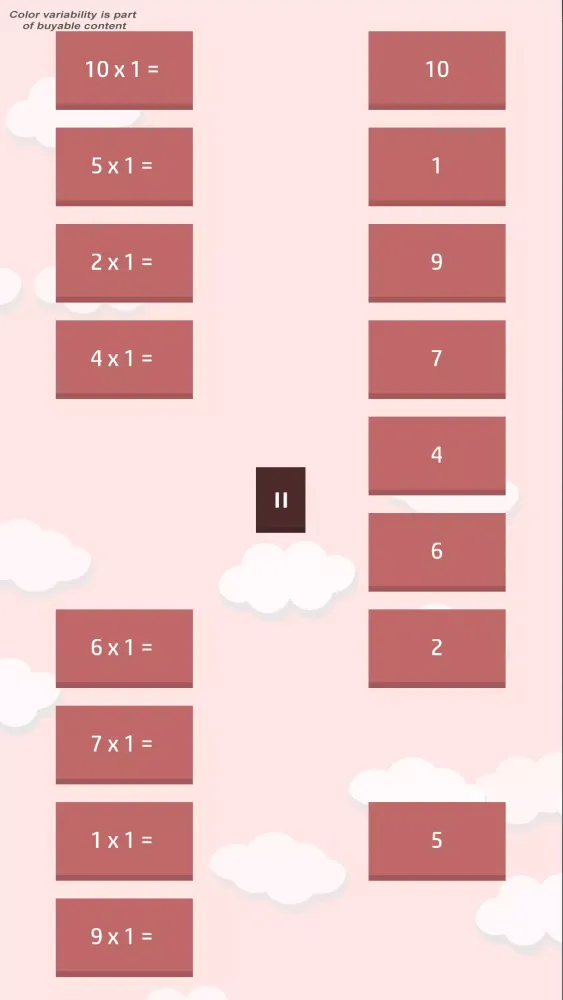 Zrzuty ekranu Multiplications - Learn & Play