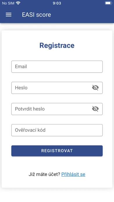 EASI score Screenshots