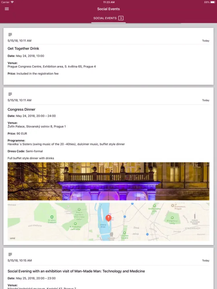 Скриншоты EuroELSO 2018 iPad 
