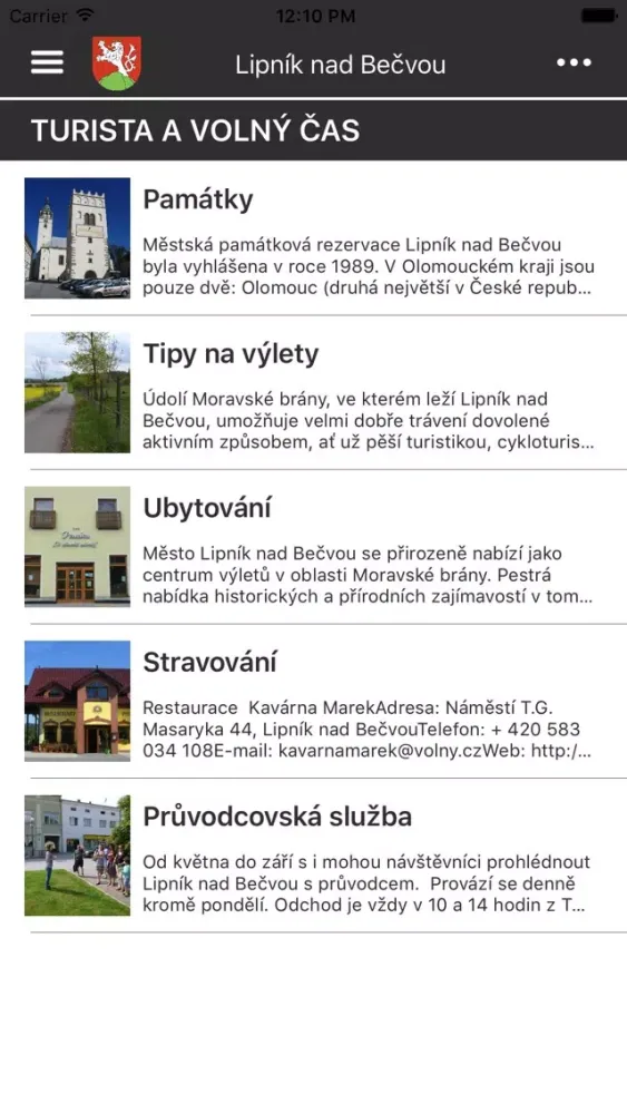 Lipník nad Bečvou Ekran Görüntüleri