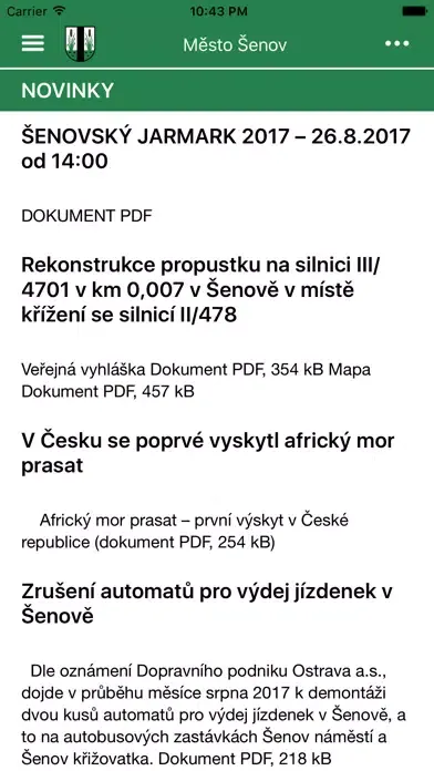 Město Šenov Screenshots
