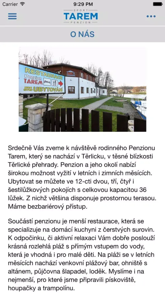 Penzion Tarem应用截图