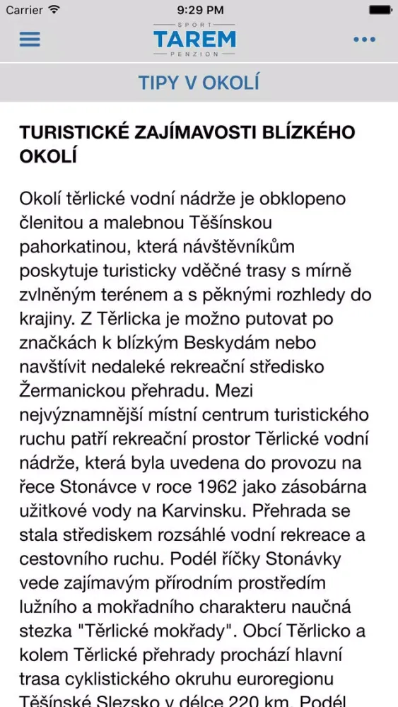 Penzion Tarem应用截图