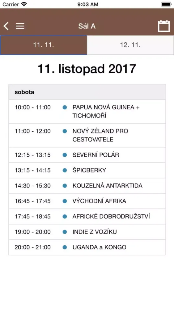 Tangkapan skrin Festival Kolem světa