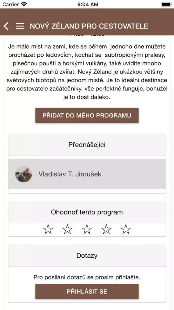 Tangkapan skrin Festival Kolem světa