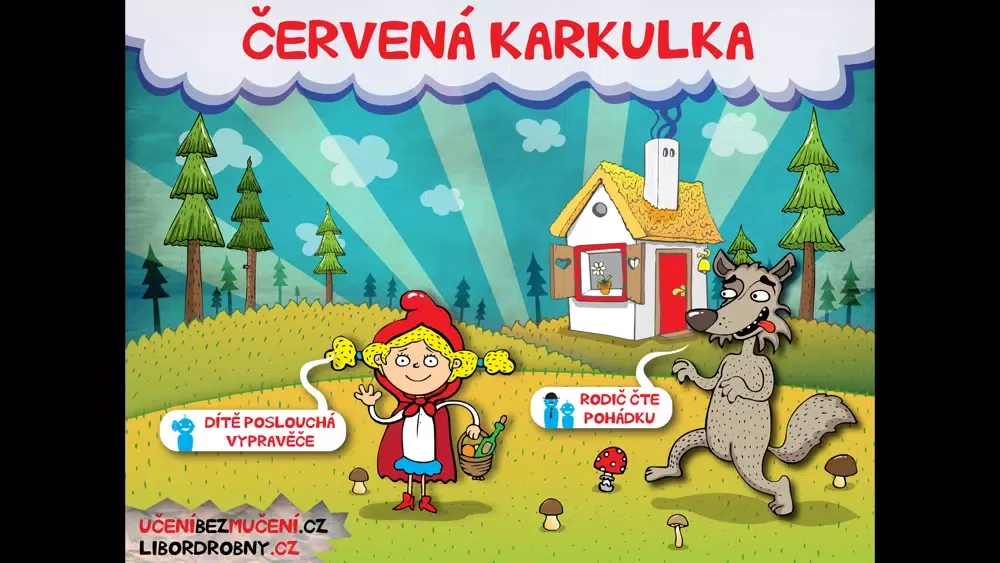 Скриншоты Pohádka - animovaná Červená Karkulka