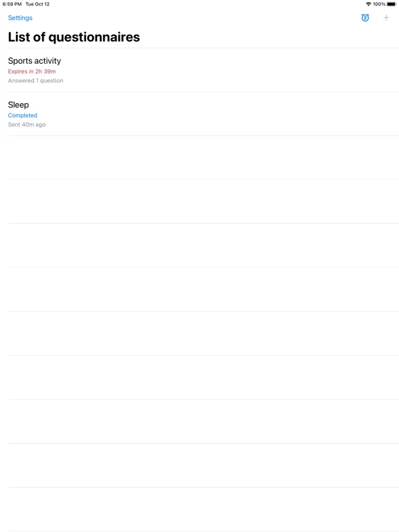HRapp (surveys) iPad  स्क्रीनशॉट