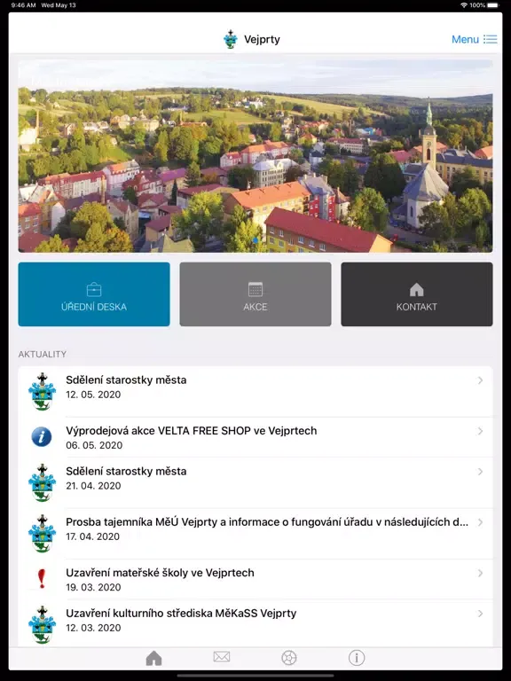 Město Vejprty iPad 应用截图