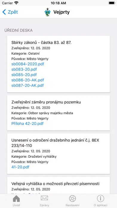 Město Vejprty应用截图