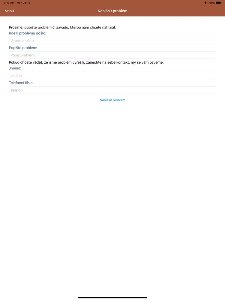 Velký Vír iPad  Ekran Görüntüleri