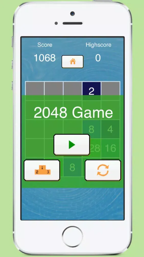 Ảnh chụp màn hình của 2048 5x5 - redesigned
