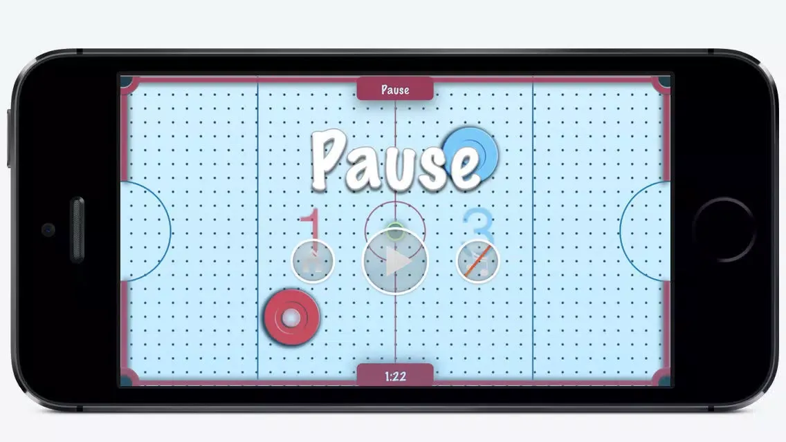 Zrzuty ekranu Air Hockey - Classic 3D
