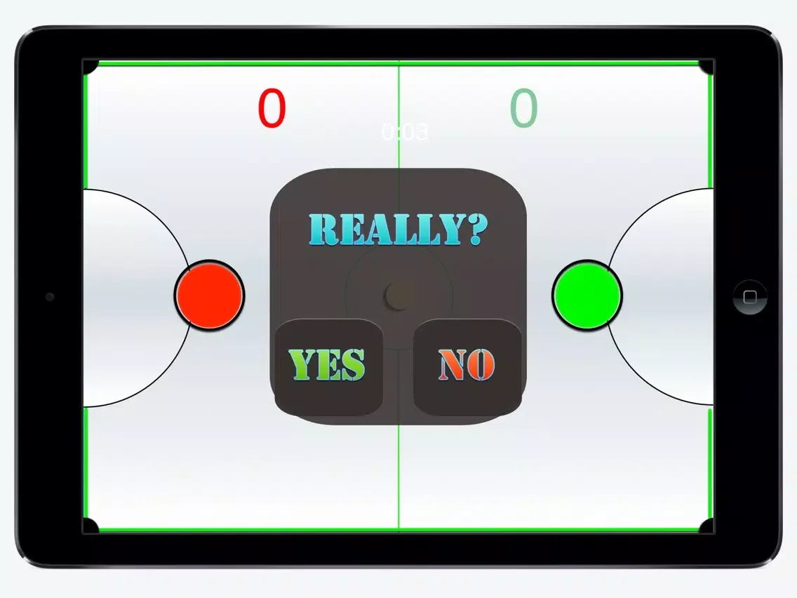 Air Hockey - Flat with Obstacles iPad  स्क्रीनशॉट