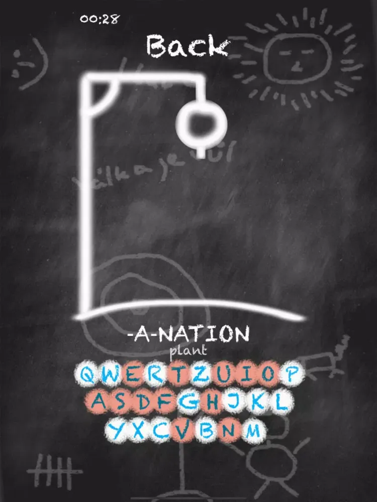 Chalk Hangman The Game iPad  سکرین شاٹس