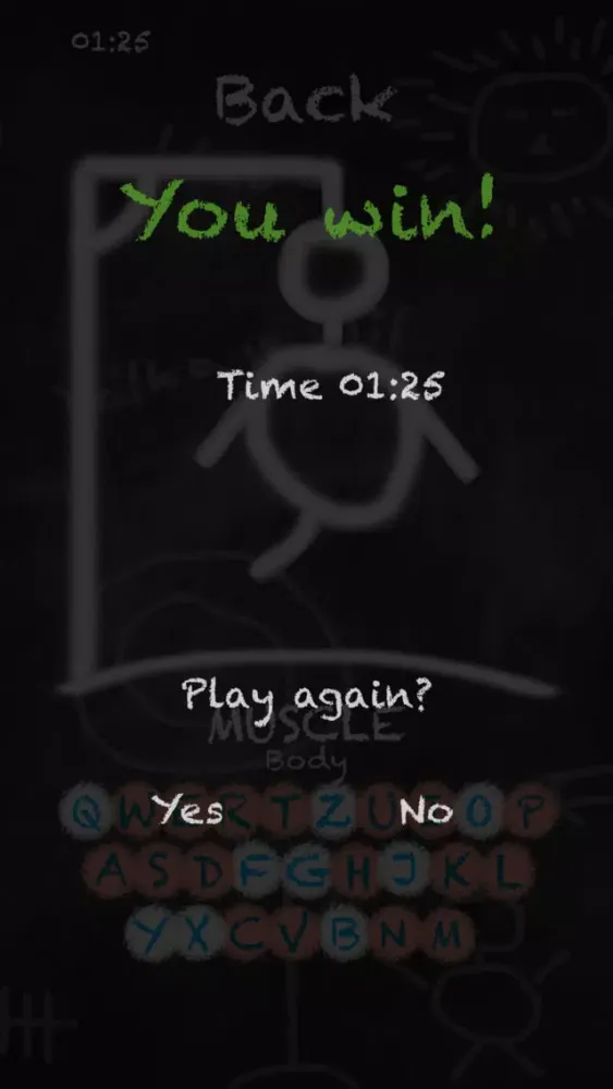 Chalk Hangman The Game سکرین شاٹس