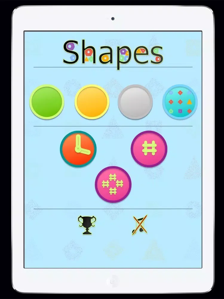 Shapes the game iPad  Screenshots