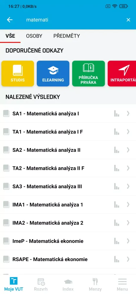 My BUT Screenshots