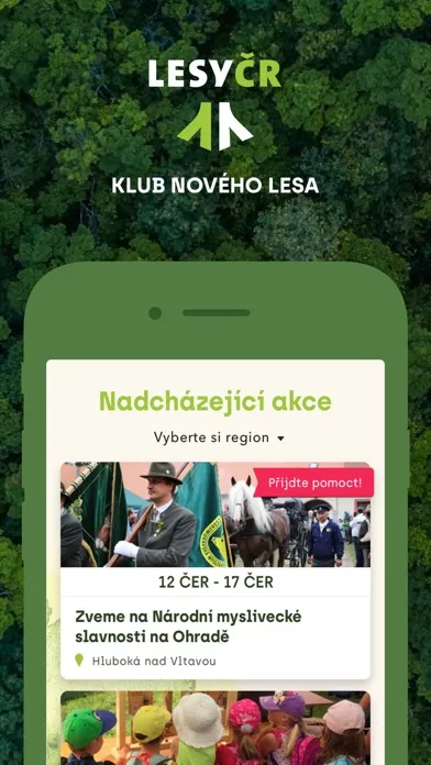 Capturas de tela do Klub nového lesa