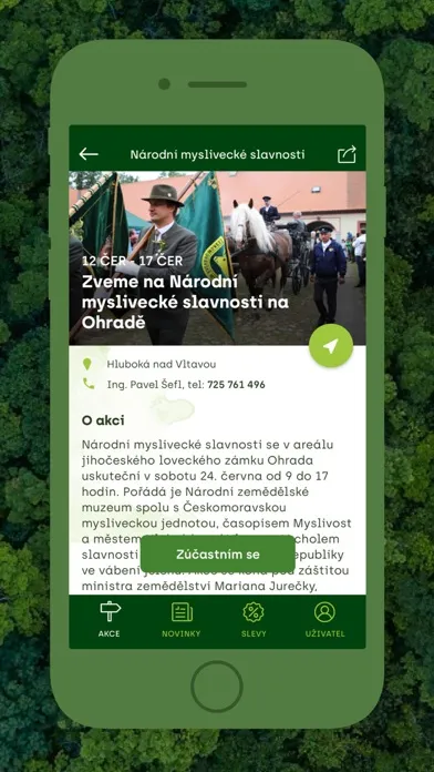 Capturas de tela do Klub nového lesa