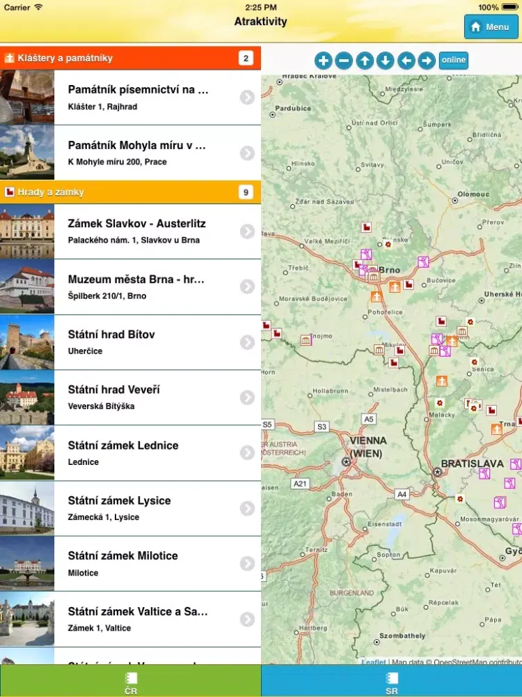Jižní Morava a Trnavský kraj iPad  স্ক্রিনশট